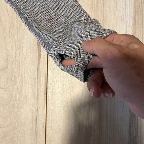 Lululemon Athletica Define Jacket Full Zip Back Mesh Venting Gray Womens Size 12 - Picture 10 of 16